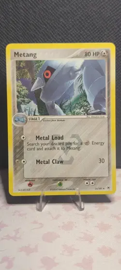 METANG Reverse Holo 21/101 RARE EX Hidden Legends Pokemon Card 2004 - Image 1