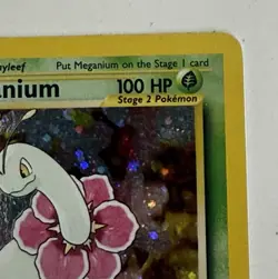 Meganium 10/111 LP/ MP  Neo Genesis Pokemon Card Holo Rare - Image 4
