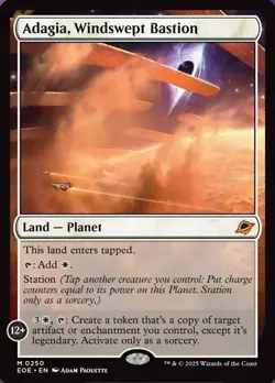 Adagia Windswept Bastion - MtG Edge of Eternities - NM - Image 1