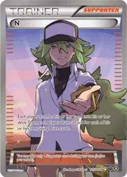Pokemon N (Supporter) - 105a LP 1st Edition Normal Alternate Art Promos - Image 1