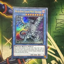 Yugioh! Blue-Eyes Chaos MAX Dragon LDS2-EN016 Ultra Rare 1st Edition NM - Image 1