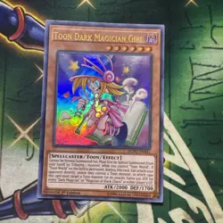 Yugioh! Toon Dark Magician Girl DUPO-EN041 Ultra Rare 1st Edition NM - Image 1