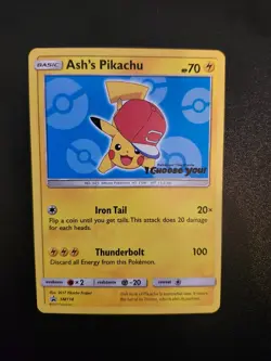 Sun & Moon Promos - Ash's Pikachu (SM109, SM110, SM113, SM114) - 4 cards - Image 2