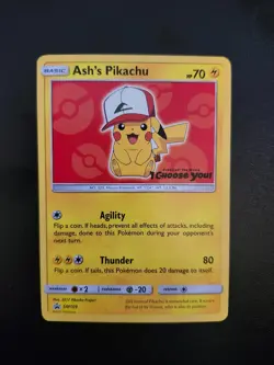 Sun & Moon Promos - Ash's Pikachu (SM109, SM110, SM113, SM114) - 4 cards - Image 6