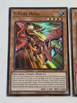 Y-Yare Head OP28-EN006 + Z-Zillon Tank OP28-EN007 Super Rare Yugioh Set Mint - Image 2