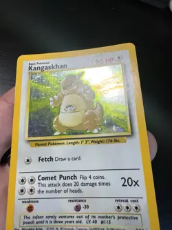 Kangaskhan 5/64 Holo Rare Jungle No Symbol Error Misprint Pokemon Card - Image 7
