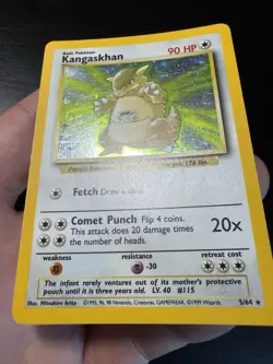 Kangaskhan 5/64 Holo Rare Jungle No Symbol Error Misprint Pokemon Card - Image 8