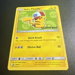 Ash's Pikachu SM112 "I Choose You" Promo SM Promos Pokémon Card - Image 3