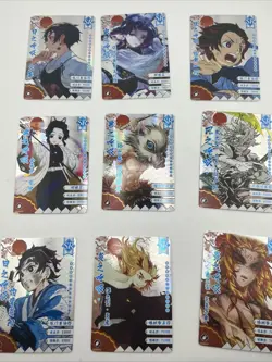 Anime Shiny and Regular Demon Slayer Card Lot SR, SSR, R, LR, GR, Commons - Image 3