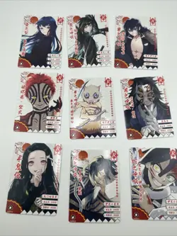 Anime Shiny and Regular Demon Slayer Card Lot SR, SSR, R, LR, GR, Commons - Image 5
