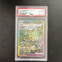 Pokemon Leafeon ex Terastal Festival JPN Special Art Rare #200 PSA 10 Gem Mint - Image 1