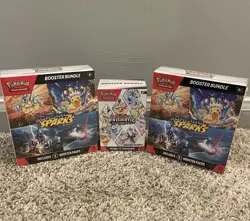 Pokemon Prismatic Evolutions (1x) and Surging Sparks (2x) Booster Bundle Set ✅ - Image 1