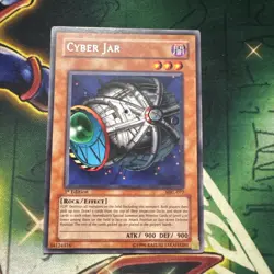 Yugioh! Cyber Jar MRL-077 Rare 1st Edition VLP/NM - Image 1