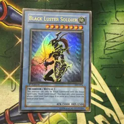 Yugioh! Black Luster Soldier SYE-024 Ultra Rare 1st Edition HP - Image 1