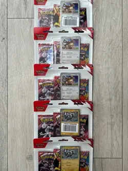 5x Pokemon TCG Scarlet & Violet Destined Rivals 3-Pack Blister — New & Sealed - Image 1
