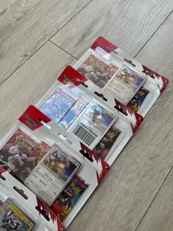 5x Pokemon TCG Scarlet & Violet Destined Rivals 3-Pack Blister — New & Sealed - Image 2