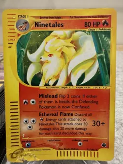 Pokemon Card TCG Ninetales 21/165 Holofoil Expedition 2002 Pokemon Card TCG DMG - Image 5