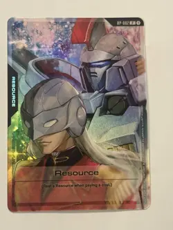 SDCC 2025 PROMO HOLO GUNDAM Card Game Resource RP-002 NM+ - Image 1