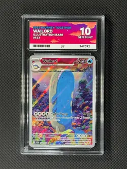 ACE 10 Wailord 162/159 IR Pokémon Card Sv09: Journey Together Holo GEM MINT - Image 5