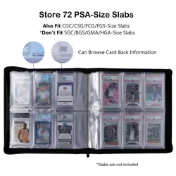 PSA Slab Binder, Holds 72 PSA Slabs, 6-Pocket Graded Card Binder for PSA, CGC... - Image 11