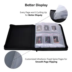 PSA Slab Binder, Holds 72 PSA Slabs, 6-Pocket Graded Card Binder for PSA, CGC... - Image 13
