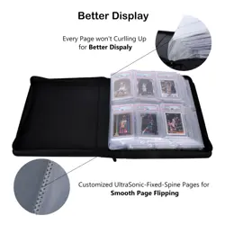 PSA Slab Binder, Holds 72 PSA Slabs, 6-Pocket Graded Card Binder for PSA, CGC... - Image 4