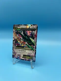M Rayquaza EX Holo 76/108 – Roaring Skies – LP – 2015 Pokémon Card - Image 9