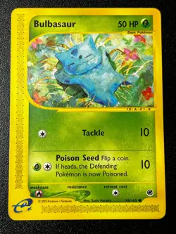 Bulbasaur 94/165 Expedition Common Pokemon Trading Card E-reader LP - Image 3