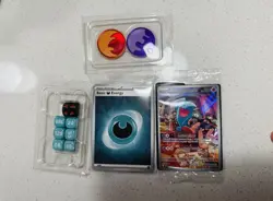 Destined Rivals Dice, energy cards and Coins From ETB + Holos - Image 2