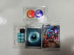 Destined Rivals Dice, energy cards and Coins From ETB + Holos - Image 6