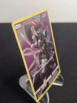 Armored Mewtwo SM228 Black Star Promo Holo Pokemon Card Moderately Heavy Played - Image 4