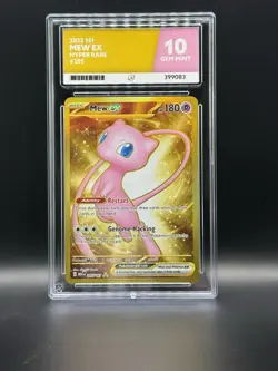 Mew ex - SV 151 Gold Hyper Rare 205/165 - ACE 10 MINT graded Pokémon card - Image 2