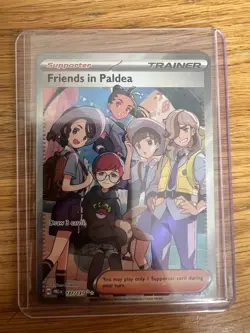 Pokemon Prismatic Evolutions Full Art Card Friends in Paldea 137/131 NM - Image 1