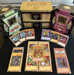 YuGiOh 50 YUGIOH CARDS W DARK MAGICIAN * BLUE-EYES WHITE DRAGON * RED-EY + Bonus - Image 2