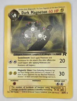 Dark Magneton 28/82 Non Holo Team Rocket Set Pokémon Card - Image 1