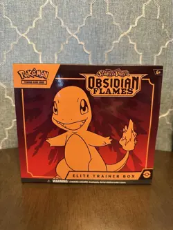 Pokemon TCG Scarlet & Violet Obsidian Flames - Elite Trainer Box ETB - SEALED - Image 1