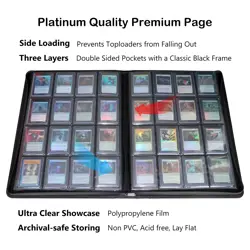 16-Pocket Toploader Binder, Holds 512 Toploaders 16 Pocket Top Loader Card St... - Image 12