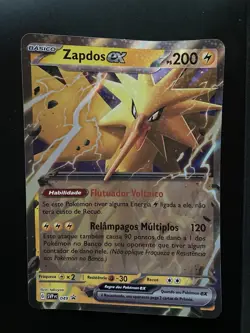 Pokemon  151 Promo Zapdos Jumbo Ex SVP 049 Brazilian Portuguese Card TCG - Image 1
