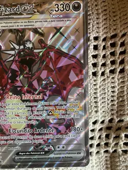 Charizard ex 074 Sv: Scarlet & Violet Promo Card JUMBO SIZE PORTUGUESE - Image 10