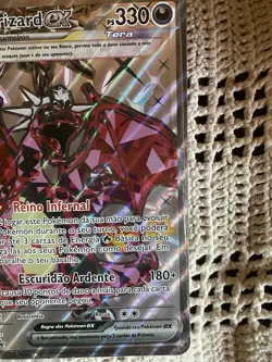 Charizard ex 074 Sv: Scarlet & Violet Promo Card JUMBO SIZE PORTUGUESE - Image 3