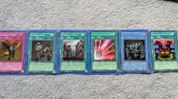 Yu Gi Oh 5 Super Holo Rare Card Bundle - Excellent Condition, + 1 Free Card! - Image 1
