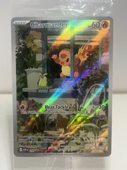 Pokemon TCG Charmander 044 Obsidian Flames Black Star PROMO SEALED - Image 1