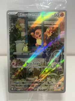 Pokemon TCG Charmander 044 Obsidian Flames Black Star PROMO SEALED - Image 3