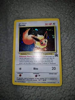 Eevee Promo 11 NM Vintage Holo Pokemon Card Wizards Black Star Promo - Image 7