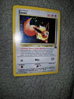 Eevee Promo 11 NM Vintage Holo Pokemon Card Wizards Black Star Promo - Image 8