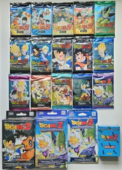 Dragon Ball Z Pack Lot Factory Sealed NEW Panini Starter Deck Booster DBZ Card - Image 1