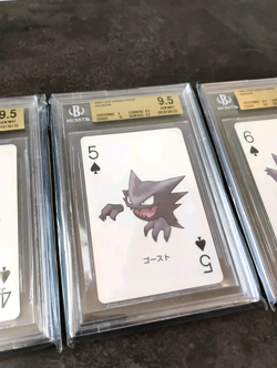 Gastly, Haunter, Gengar - BGS 9.5 - Pokemon Leafgreen Poker Deck Playing Cards - Image 14