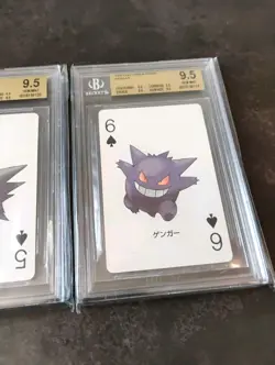 Gastly, Haunter, Gengar - BGS 9.5 - Pokemon Leafgreen Poker Deck Playing Cards - Image 4