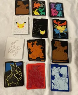 Pokemon Lot Of 35 Sealed ETB Card Sleeve Packs And 58 Card Dividers - Image 4
