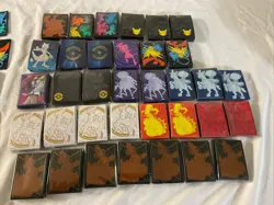 Pokemon Lot Of 35 Sealed ETB Card Sleeve Packs And 58 Card Dividers - Image 5